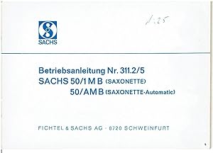 Seller image for Fichtel + Sachs 50/1 MB, 50 / AMB Saxonette Automatic - Bedienungsanleitung for sale by Sammlerantiquariat