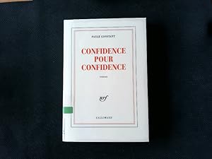 Image du vendeur pour Confidence pour confidence. mis en vente par Antiquariat Bookfarm