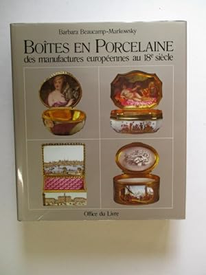 Imagen del vendedor de Boites en porcelaine des manufactures europeennes au 18e siecle a la venta por GREENSLEEVES BOOKS