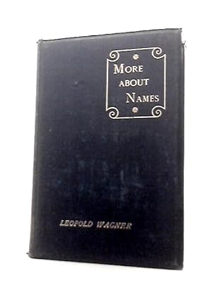 Seller image for More About Names for sale by World of Rare Books