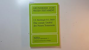 Bild des Verkufers fr Das soziale Umfeld des Neuen Testaments zum Verkauf von Gebrauchtbcherlogistik  H.J. Lauterbach