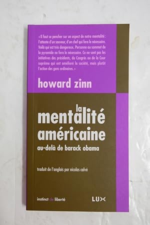 Immagine del venditore per La Mentalit Amricaine : Au-del De Barack Obama venduto da Librairie du Levant