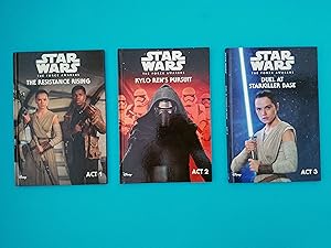 Star Wars: The Force Awakens 3 Book Set - Act 1: The Resistance Rising, Act 2: Kylo Ren's Pursuit...