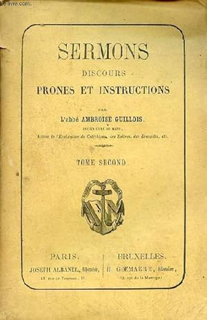 Seller image for Sermons discours prones et instructions - Tome second. for sale by Le-Livre