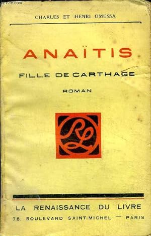 Seller image for Anatis Fille de Carthage for sale by Le-Livre