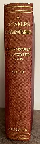 Seller image for A Speaker's Commentaries Vol II for sale by Thistle and Heather Books