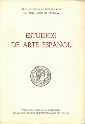Imagen del vendedor de Estudios de arte espaol. a la venta por La Librera, Iberoamerikan. Buchhandlung