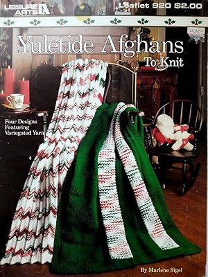 Image du vendeur pour Leisure Arts Leaflet #920: Yuletide Afghans to Knit mis en vente par Kayleighbug Books, IOBA