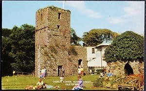 Isle Of Man Postcard Rushen Abbey Church Tower