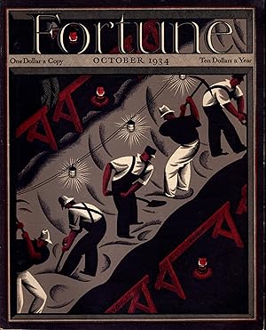 Seller image for Fortune Magazine, Volume X, No. 4: October, 1934 for sale by Dorley House Books, Inc.