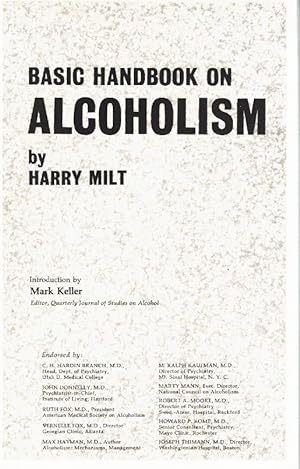 Seller image for BASIC HANDBOOK ON ALCOHOLISM for sale by Z-A LLC