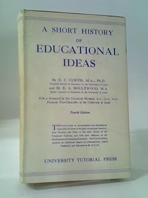 Seller image for A Short History of Educational Ideas for sale by World of Rare Books