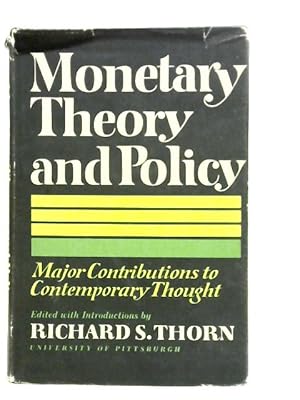 Seller image for Monetary Theory and Policy for sale by World of Rare Books