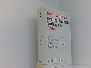 Bild des Verkufers fr Der Gesellschaftsvertrag der GmbH. Systematischer Kommentar mit Formular- und Texthandbuch zum Verkauf von Book Broker