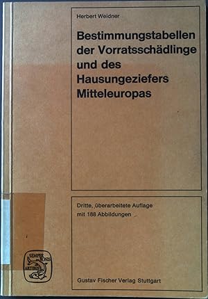 Seller image for Bestimmungstabellen der Vorratsschdlinge und des Hausungeziefers Mitteleuropas. for sale by books4less (Versandantiquariat Petra Gros GmbH & Co. KG)