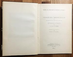 Vierzehn Tröstungen für Mühselige und Beladene : Schriften der Luther-Agricola-Gesellschaft in Fi...