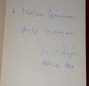 Verteidigungsrede für die Philosophie. Auf dem Vorsatzblatt kleine Widmung und SIGNIERT von Josef...