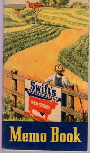 Swift's Plant Food Service, Red Steer, Memo Book 1954-1955