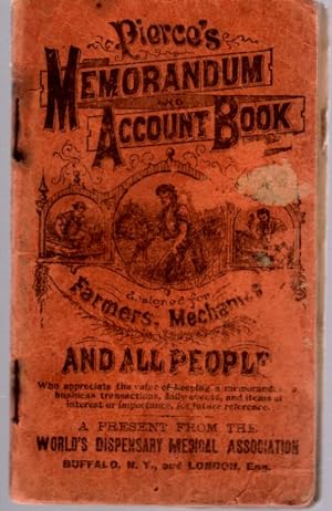 Seller image for Pierce's Memorandum and Account Book Designed for Farmers, Mechanics and all People for sale by ABookLegacy, Mike and Carol Smith