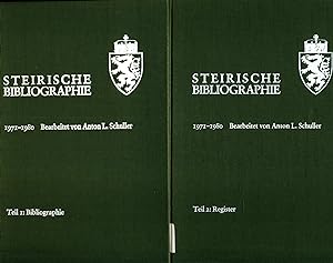 Bild des Verkufers fr Steirische Bibliographie 1791 - 1980 in 2 Teilen Teil 1 : Bibliographie / Teil 2 : Register zum Verkauf von avelibro OHG