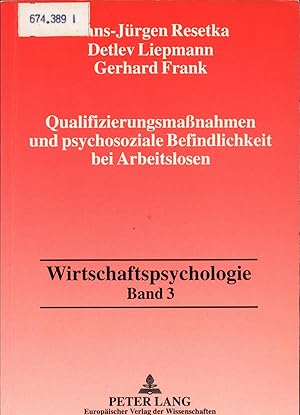 Immagine del venditore per Qualifizierungsmanahmen und psychosoziale Befindlichkeit bei Arbeitslosen venduto da avelibro OHG