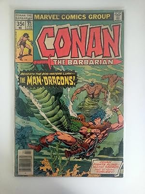CONAN the Barbarian: Beneath the Bog-Waters LURK- the MAN DRAGONS, Número 83.