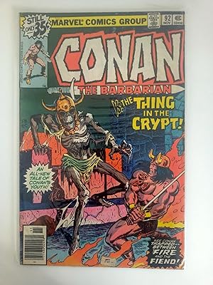 CONAN the Barbarian VS the THING in the crypt. Número 92.