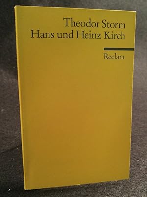 Bild des Verkufers fr Hans und Heinz Kirch zum Verkauf von ANTIQUARIAT Franke BRUDDENBOOKS