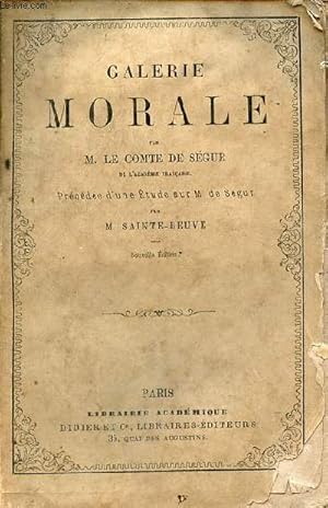 Seller image for Galerie morale - Nouvelle dition. for sale by Le-Livre