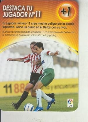 Imagen del vendedor de Cromo: Derby Total 2004-2005: Medio tiempo: Destaca tu jugador numero 11 a la venta por EL BOLETIN