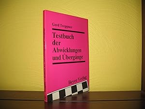 Testbuch der Abwicklungen und Übergänge.