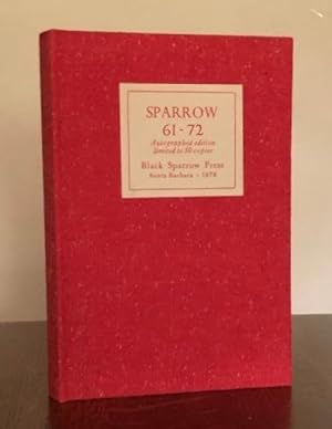 Imagen del vendedor de Sparrow 61-72. Autographed Edition Limited to 50 Copies. a la venta por Moroccobound Fine Books, IOBA