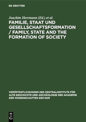 Seller image for Familie, Staat und Gesellschaftsformation / Family, State and the Formation of Society [Hardcover ] for sale by booksXpress