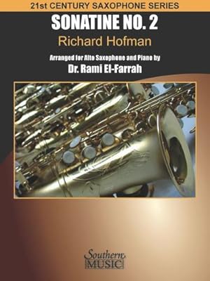 Seller image for Sonatine No. 2 (21st Century Saxophone Series for Alto Sax and Piano) by Hofmann, Richard [Paperback ] for sale by booksXpress