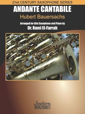 Image du vendeur pour Andante Cantabile (21st Century Saxophone Series for Alto Saxophone and Piano) by Bauersachs, Hubert [Paperback ] mis en vente par booksXpress