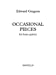 Seller image for Occassional Pieces for Brass Quintet Score and Parts [Soft Cover ] for sale by booksXpress