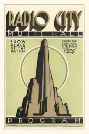 Seller image for Vintage Journal Radio City Music Hall Program, New York City (Pocket Sized - Found Image Press Journals) [Soft Cover ] for sale by booksXpress