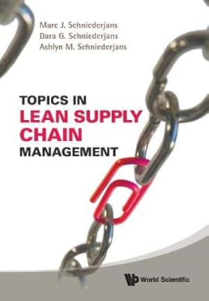 Seller image for Topics In Lean Supply Chain Management [Soft Cover ] for sale by booksXpress