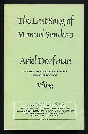 Seller image for The Last Song of Manuel Sendero for sale by Between the Covers-Rare Books, Inc. ABAA