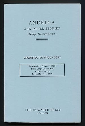 Seller image for Andrina and Other Stories for sale by Between the Covers-Rare Books, Inc. ABAA