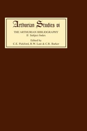 Seller image for Arthurian Bibliography II: Subject Index (Arthurian Studies) [Hardcover ] for sale by booksXpress