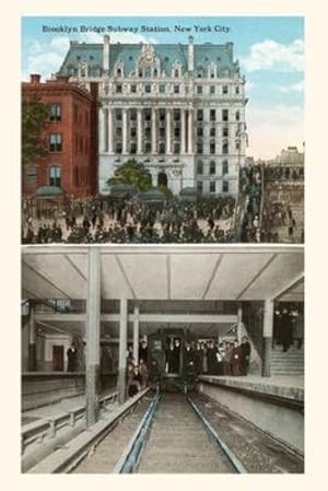 Image du vendeur pour Vintage Journal Brooklyn Bridge Subway Station, New York City (Pocket Sized - Found Image Press Journals) [Soft Cover ] mis en vente par booksXpress