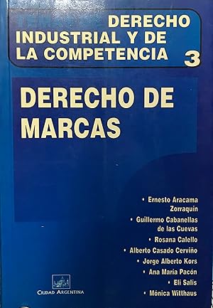 Immagine del venditore per Derecho de Marcas venduto da Librera Monte Sarmiento