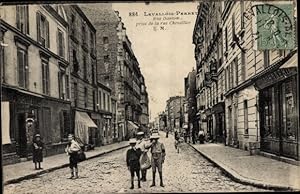 Ansichtskarte / Postkarte Levallois Perret Hauts de Seine, Rue Danton, Rue Chevallier