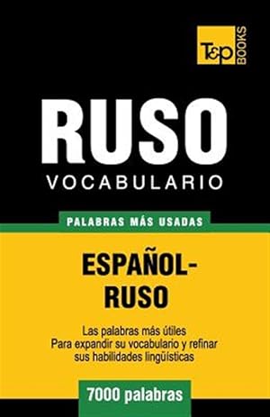 Imagen del vendedor de Vocabulario Espanol-Ruso - 7000 Palabras Mas Usadas -Language: spanish a la venta por GreatBookPricesUK