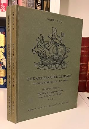 The Celebrated Library of Boies Penrose: The First and Second Portions: Travel & Exploration, Nav...