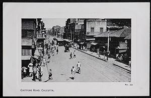 Calcutta India Postcard Chitpore Road