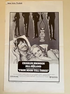 Seller image for From Noon Till Three Pressbook 1976 Charles Bronson, Jill Ireland for sale by AcornBooksNH