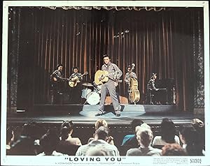 Image du vendeur pour Loving You 8 X 10 Still 1957 Elvis Presley, Lizabeth Scott, Wendell Corey, James Gleason, mis en vente par AcornBooksNH