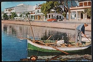 Citroen DS Classic Car On Puerto Pollensa Postcard